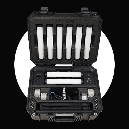 KIT VALISE NANLITE PAVOTUBE II 6 XR